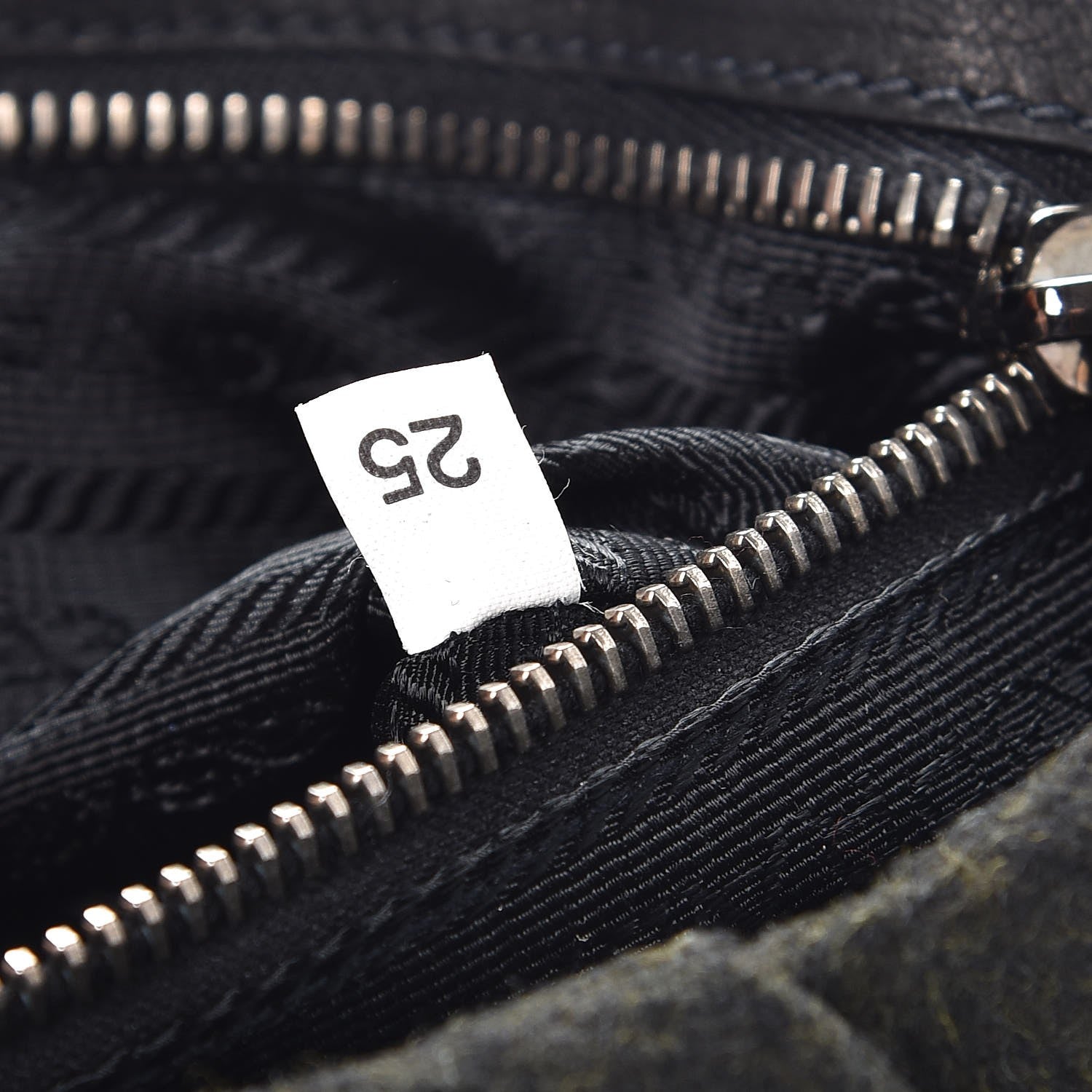 Prada Wool Crystal Clutch Black Militare 7 of 7