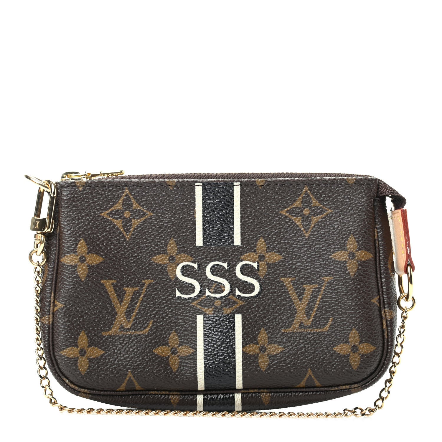 Louis Vuitton Monogram My LV Heritage Mini Pochette Accessories Ivory Black 1 of 8