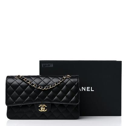 Chanel Caviar Quilted Medium Double Flap Black 10 of 10