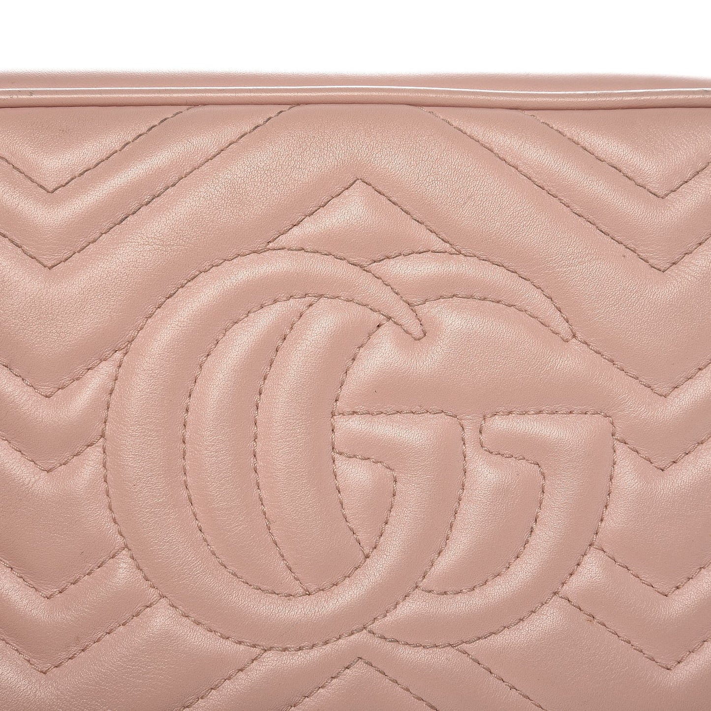 Calfskin Matelasse Small GG Marmont Chain Shoulder Bag Perfect Pink