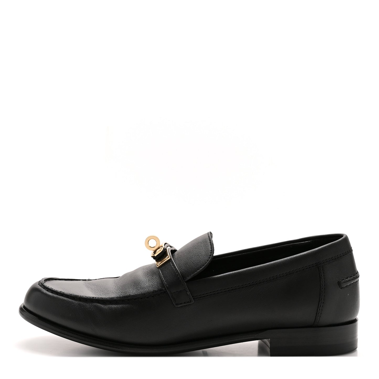 Calfskin Womens Destin Loafers 39 Black