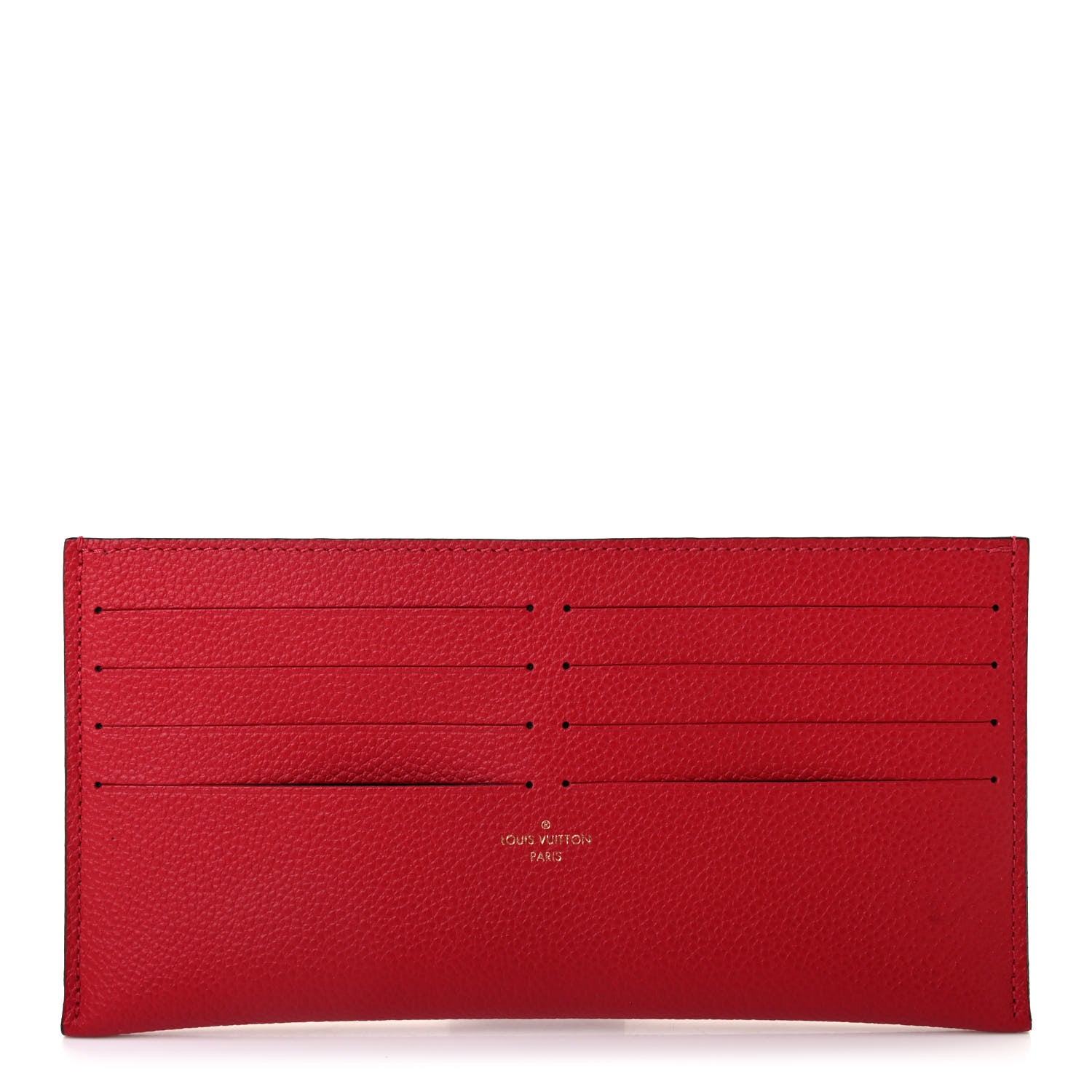 Louis Vuitton Calfskin Felicie Card Holder Insert Cherry 1 of 6