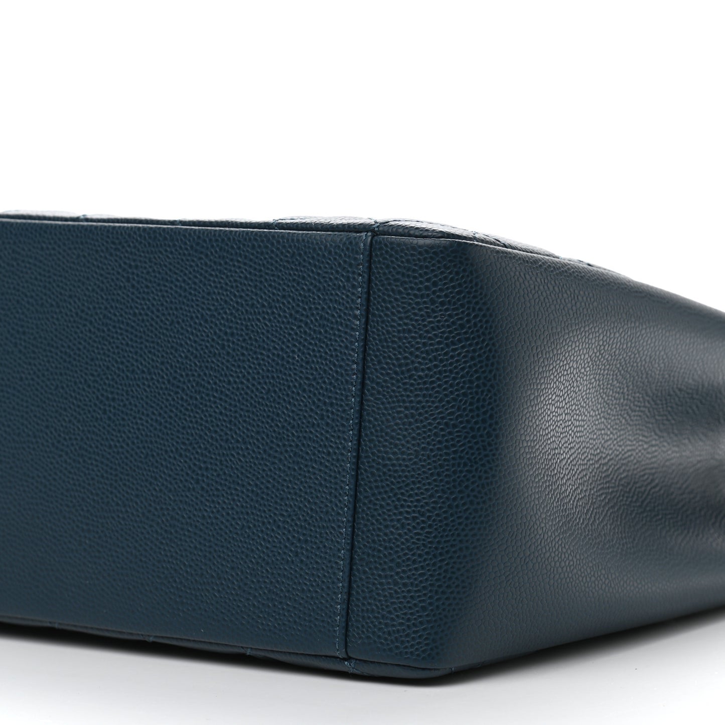 Caviar Quilted Grand Shopping Tote GST Dark Blue