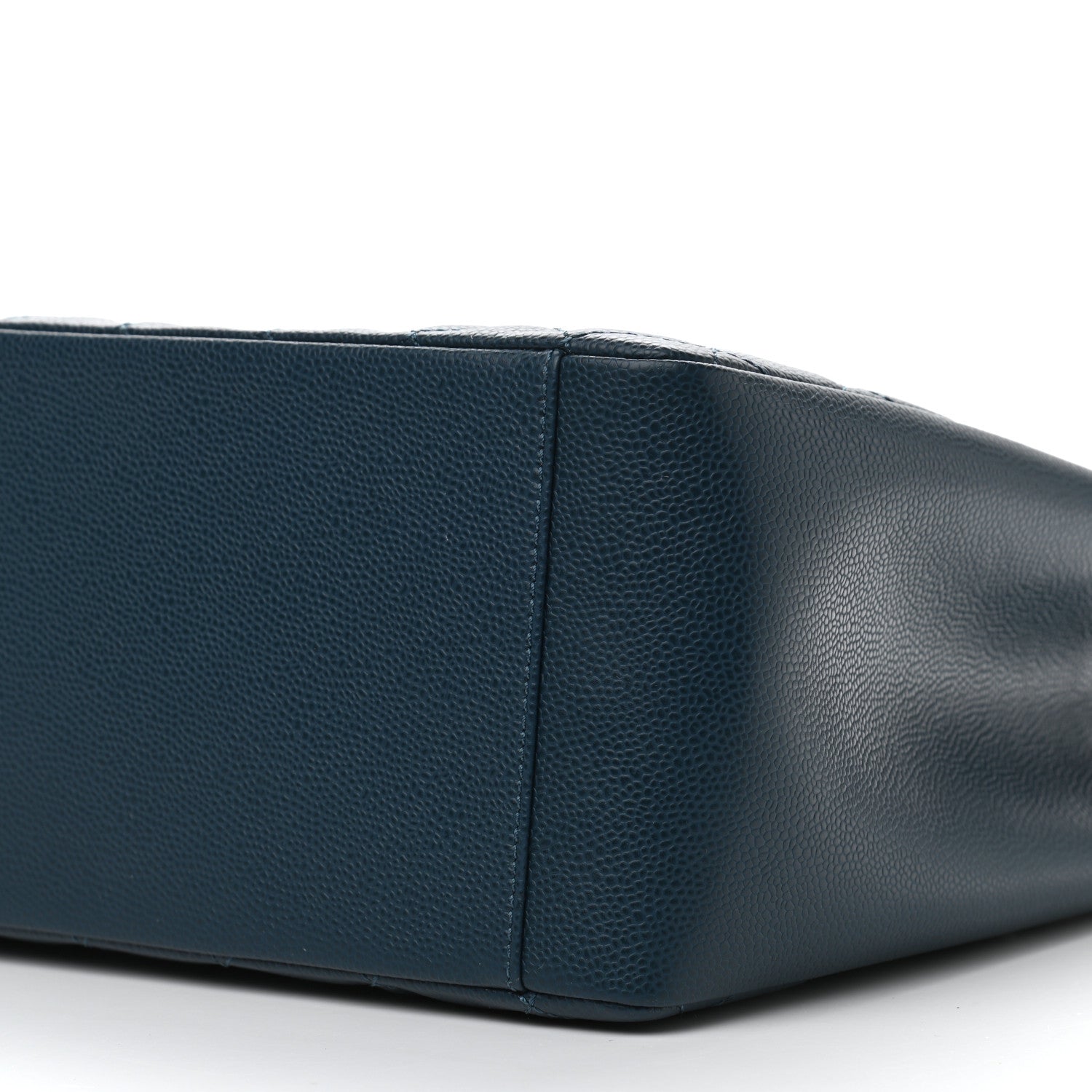 Chanel Caviar Quilted Grand Shopping Tote GST Dark Blue 6 of 12