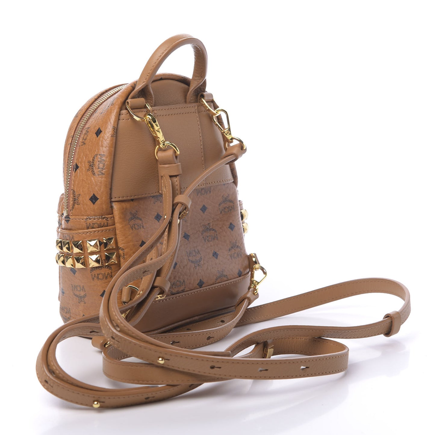 Visetos Side Stud X-Mini Stark Bebe Boo Backpack Cognac