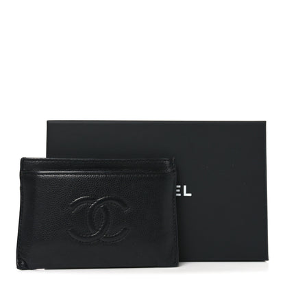 Chanel Caviar Timeless CC Card Holder Black 8 of 8