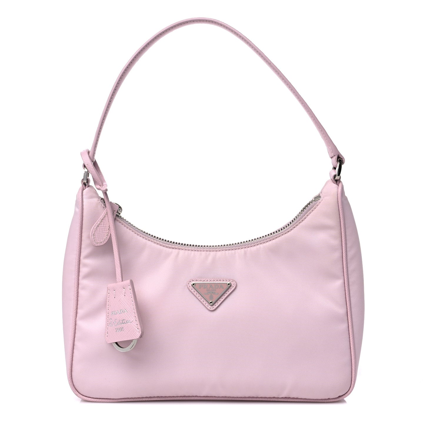 Re-Nylon Saffiano Mini Re-Edition 2005 Bag Alabastro