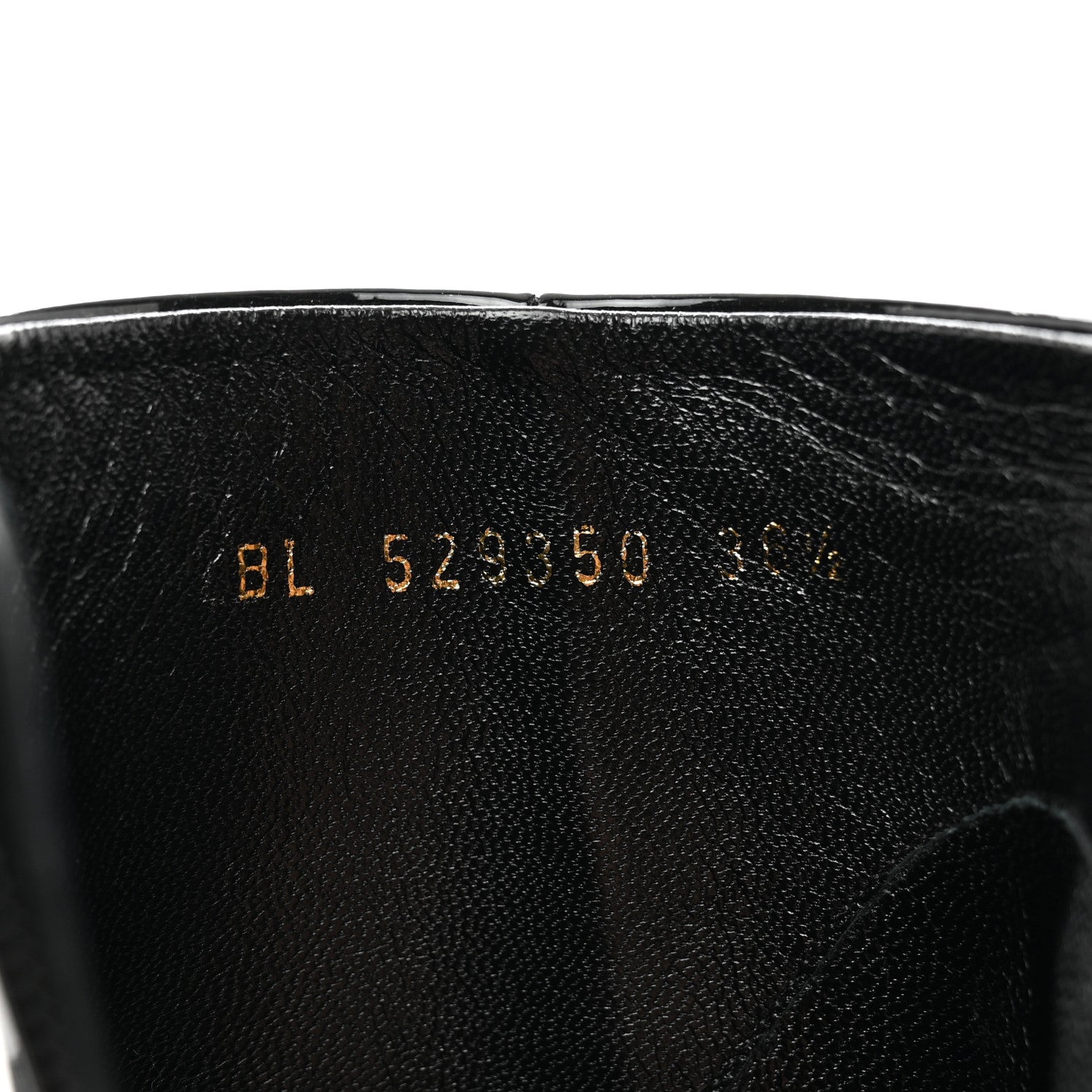 Saint Laurent Patent Loulou Booties 36.5 Black 7 of 9