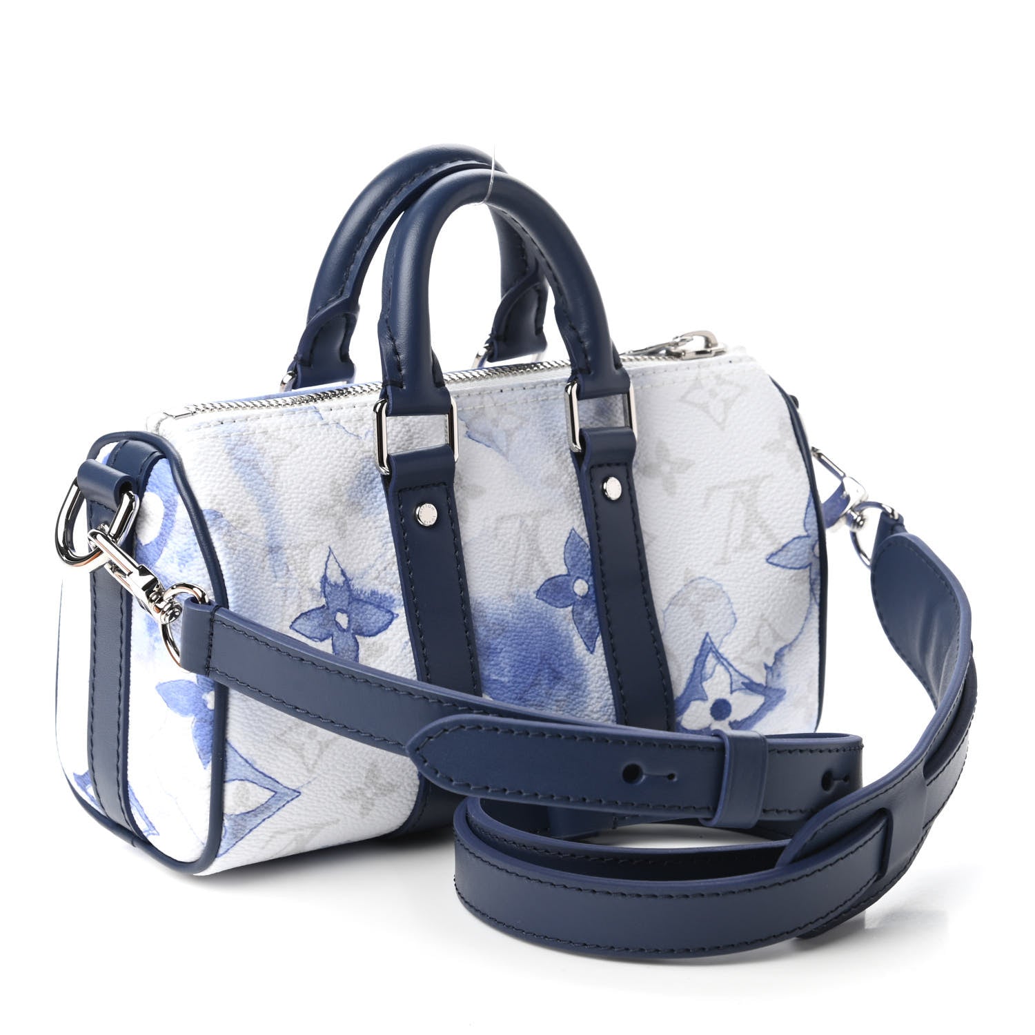 Louis Vuitton Monogram Watercolor Keepall XS Blue 3 of 11