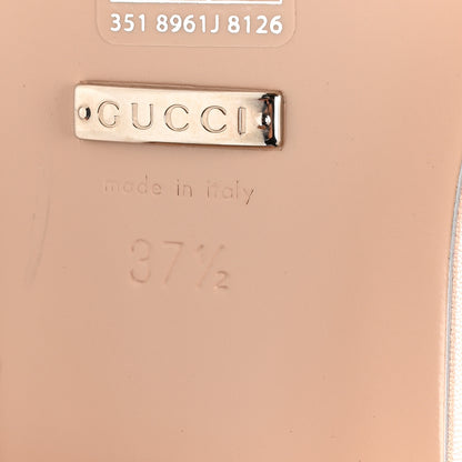 Gucci Malaga Kid Interlocking G Studs 25/50mm Platform Sandals 37.5 Perfect Pink 7 of 9