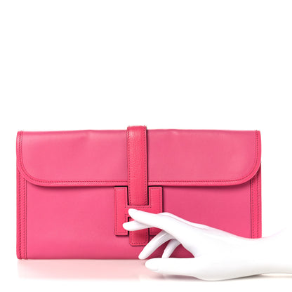Hermes Swift Chevre Mysore Jige Elan 29 Clutch Fuchsia 2 of 7