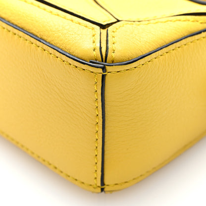 Loewe Calfskin Nano Puzzle Bag Yellow 9 of 9