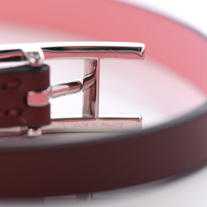 Hermes Swift Behapi Double Tour Bracelet T2 Rouge H Rose Ete 5 of 6