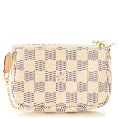 Louis Vuitton Damier Azur Mini Pochette Accessories 1 of 6