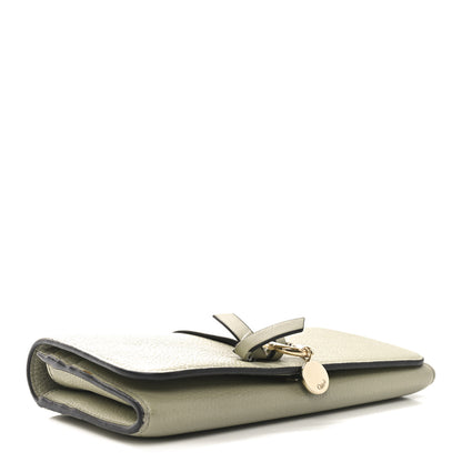 Chloe Calfskin Alphabet Long Wallet Sage 3 of 9
