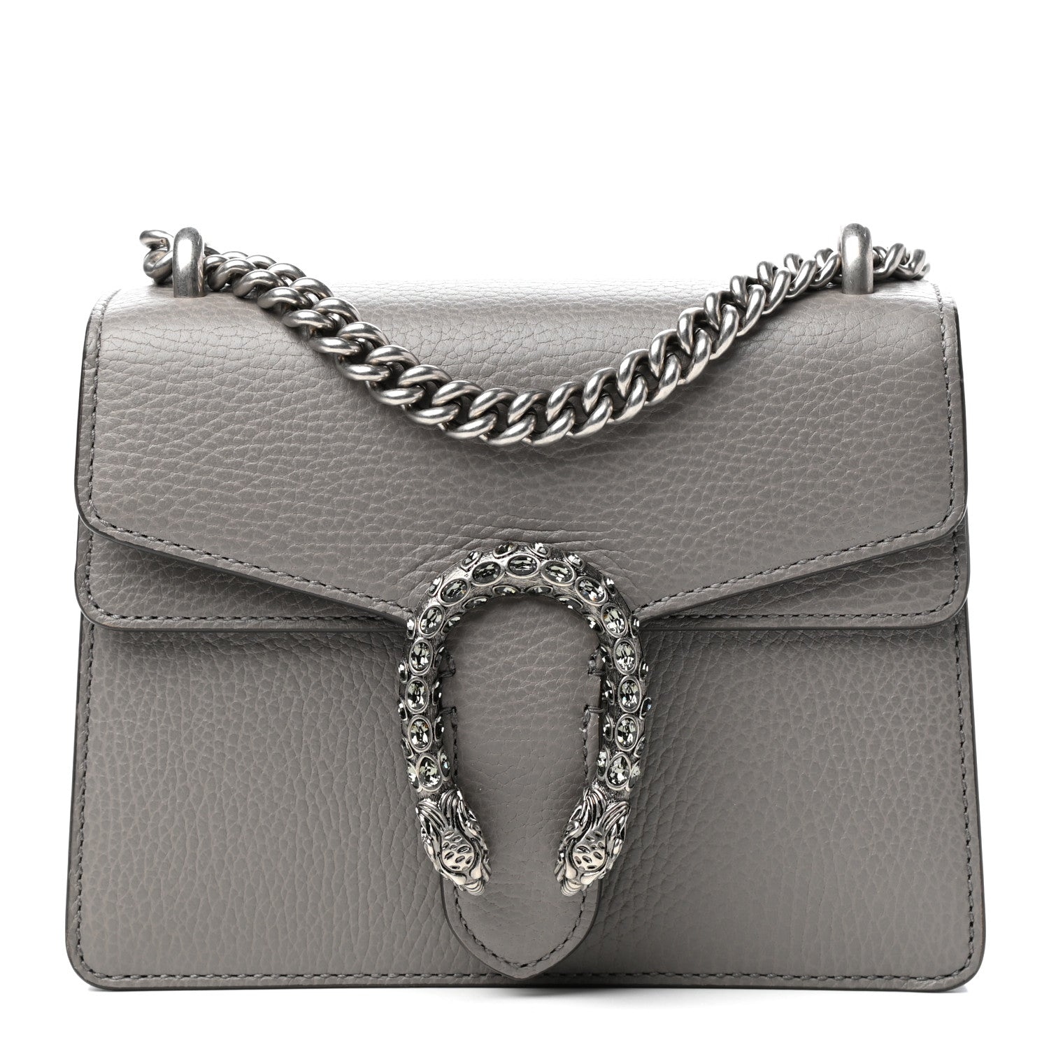 Gucci Calfskin Mini Dionysus Shoulder Bag Dusty Grey 1 of 11