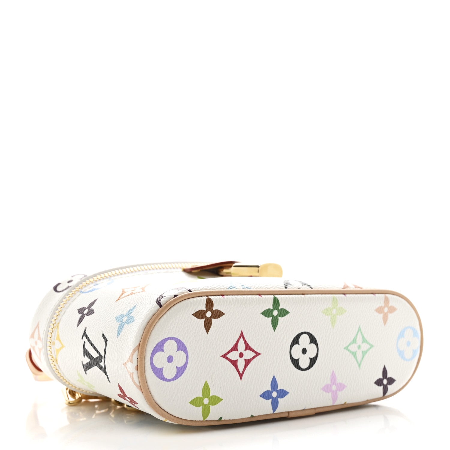 Louis Vuitton LV x TM Monogram Multicolor Vanity Chain Pouch White
