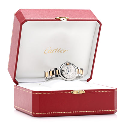 Cartier Stainless Steel 18K Yellow Gold Diamond 33mm Ballon Bleu De Cartier Automatic Watch 5 of 5