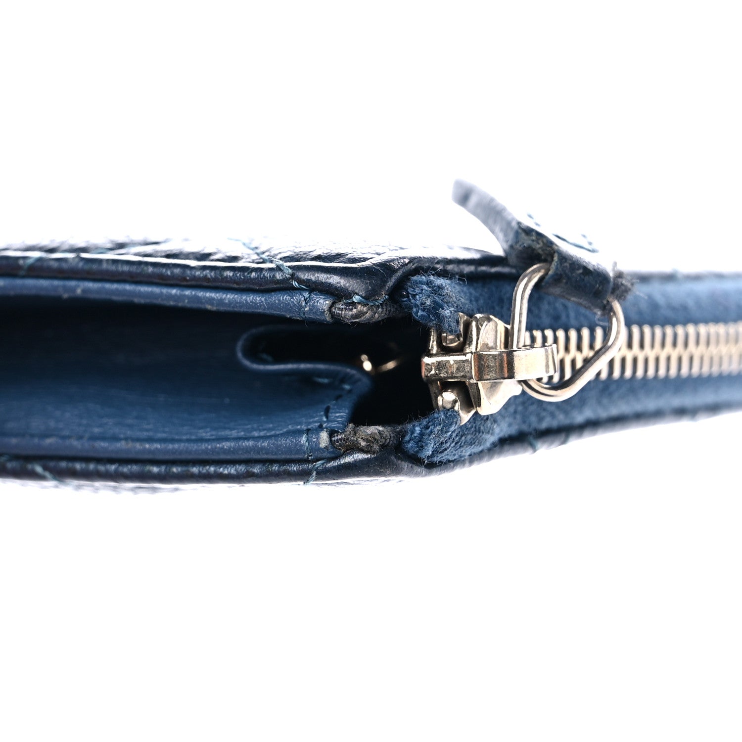 Chanel Caviar Quilted Key Holder Case Navy 8 of 12