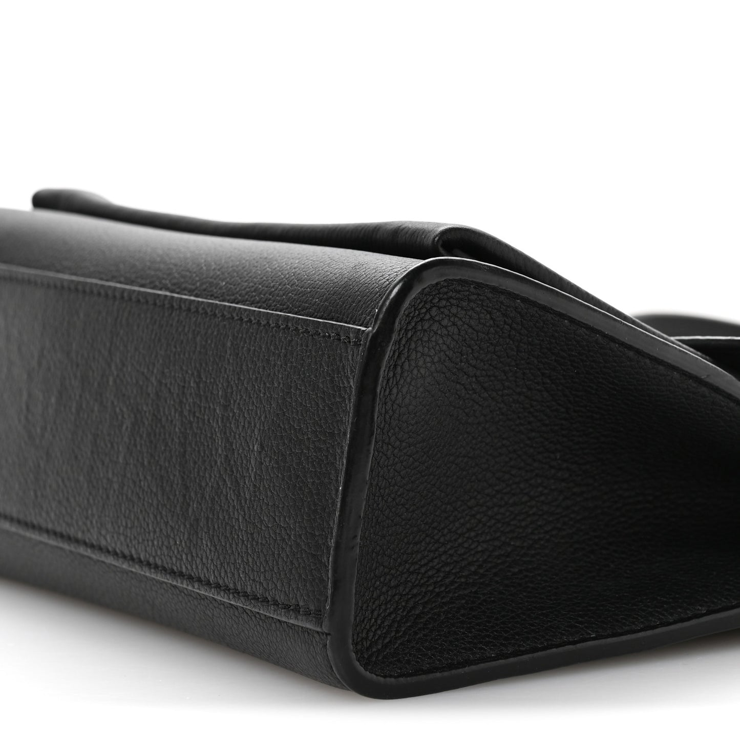 Soft Calfskin My Lockme Chain Bag BB Black