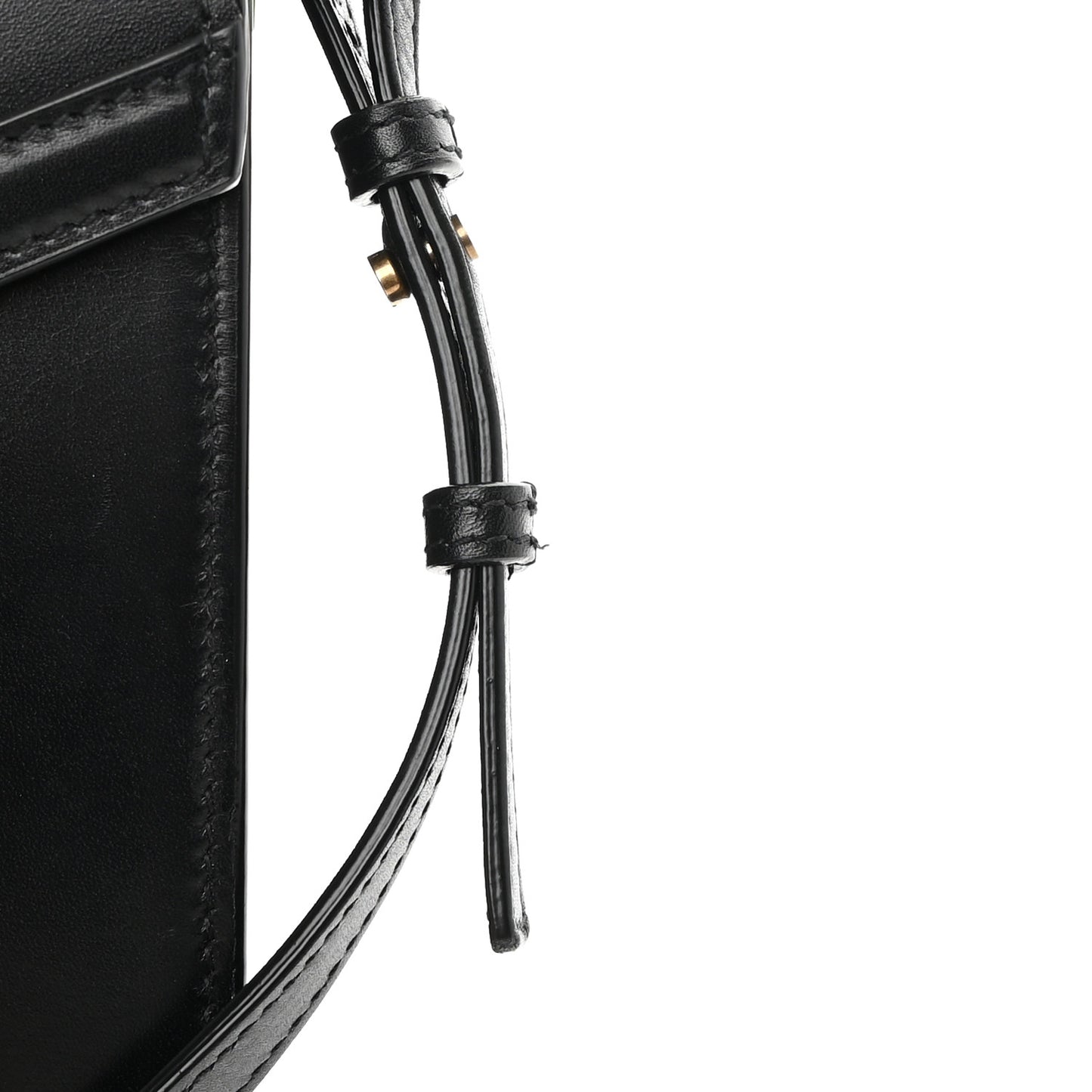 Smooth Calfskin Medium Classic Monogram Cassandra Top Handle Black Rouge Legion