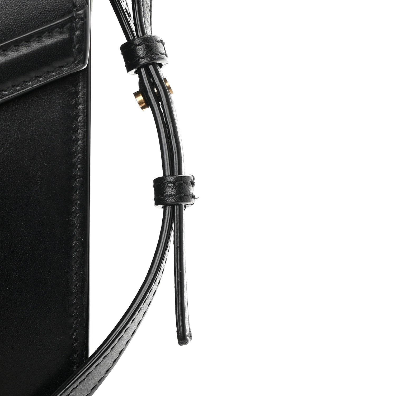 Saint Laurent Smooth Calfskin Medium Classic Monogram Cassandra Top Handle Black Rouge Legion 19 of 19