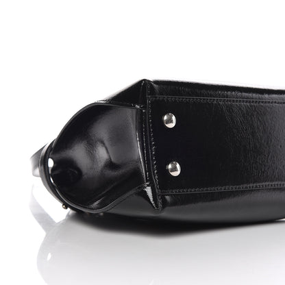 Burberry Soft Calfskin Small Banner Tote Black 5 of 10