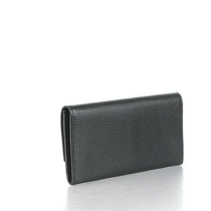 Gucci Dollar Calfskin Swing Continental Wallet Black 3 of 7