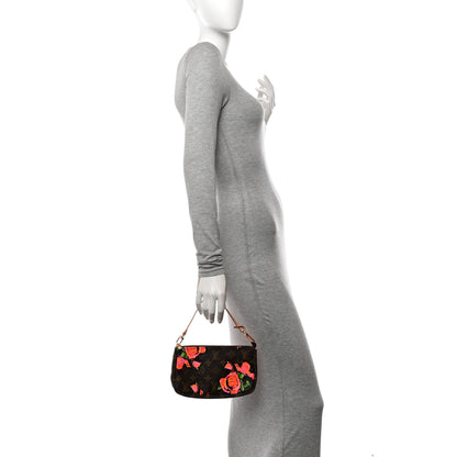 Louis Vuitton Monogram Roses Pochette Accessories 2 of 10
