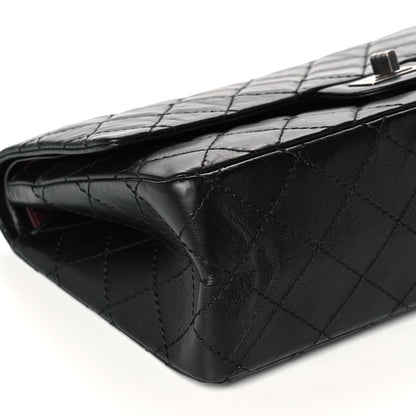 Chanel Aged Calfskin Quilted 2.55 Reissue 226 Flap Black 9 of 11
