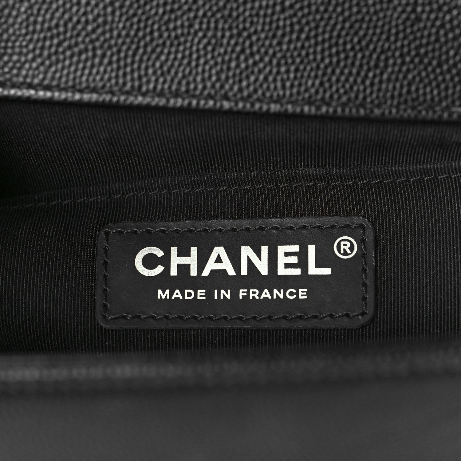 Chanel Caviar Quilted Medium Boy Flap Black 6 of 10