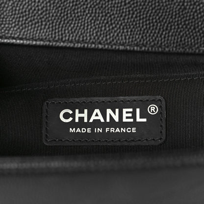 Chanel Caviar Quilted Medium Boy Flap Black 6 of 10