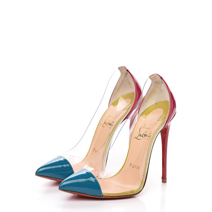 Christian Louboutin Patent PVC Debout 100 Pumps 35 Version Riviera 3 of 9