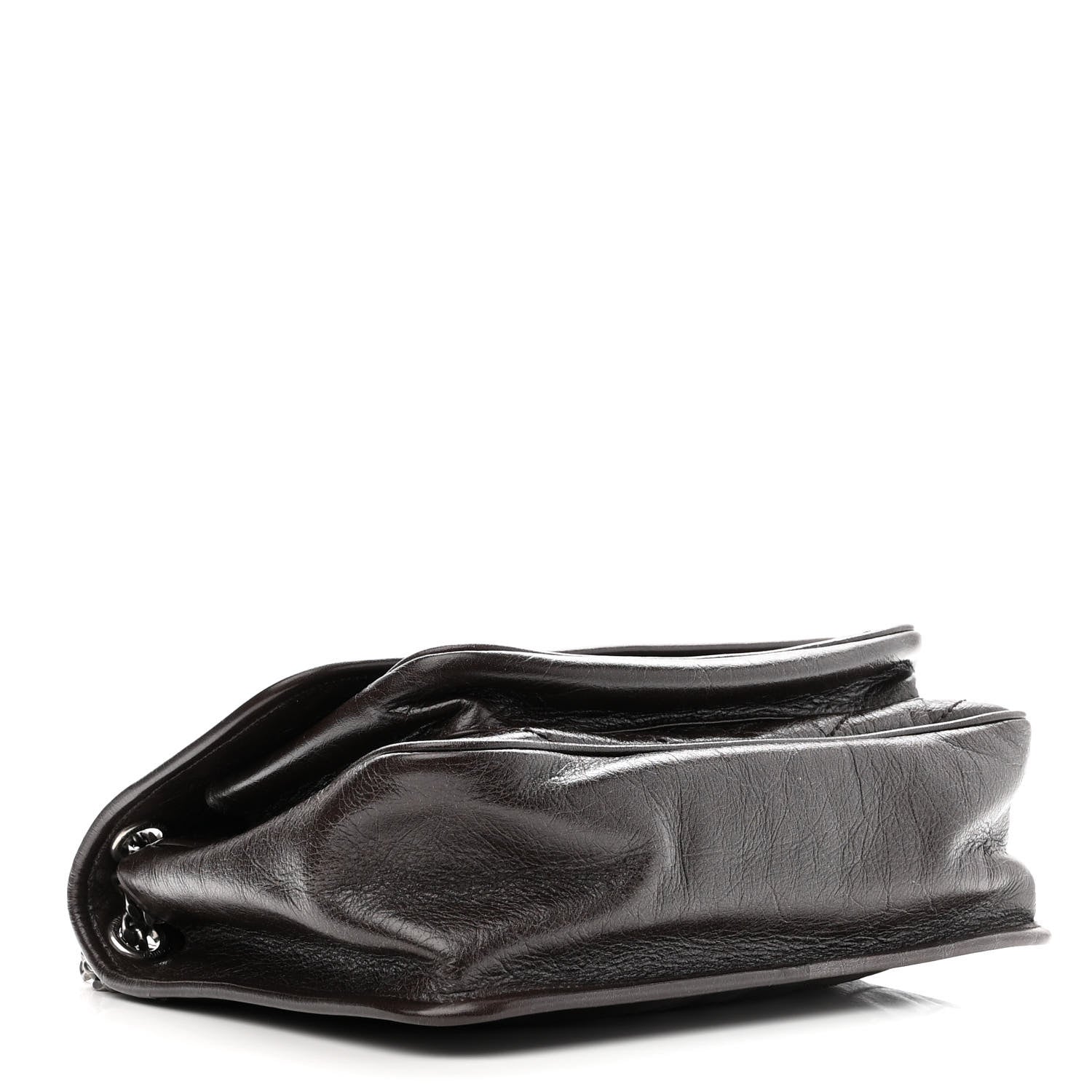 Saint Laurent Crinkled Calfskin Matelasse Monogram Medium Niki Chain Satchel Tulip 4 of 10