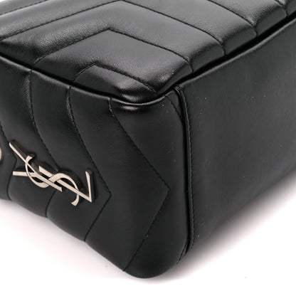 Saint Laurent Calfskin Y Quilted Monogram Small Loulou Bowling Bag Black 9 of 10