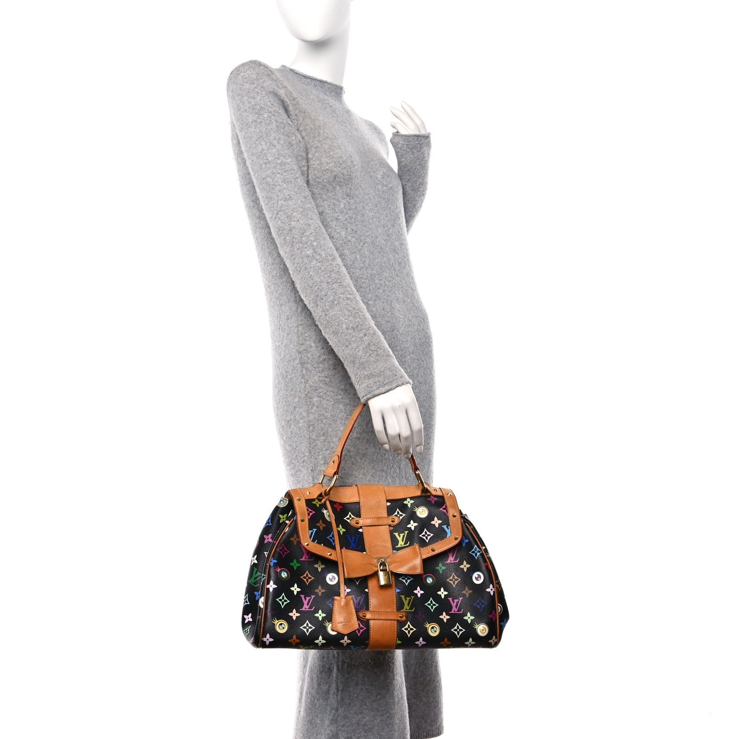 Monogram Multicolor Murakami Eye Love You Black