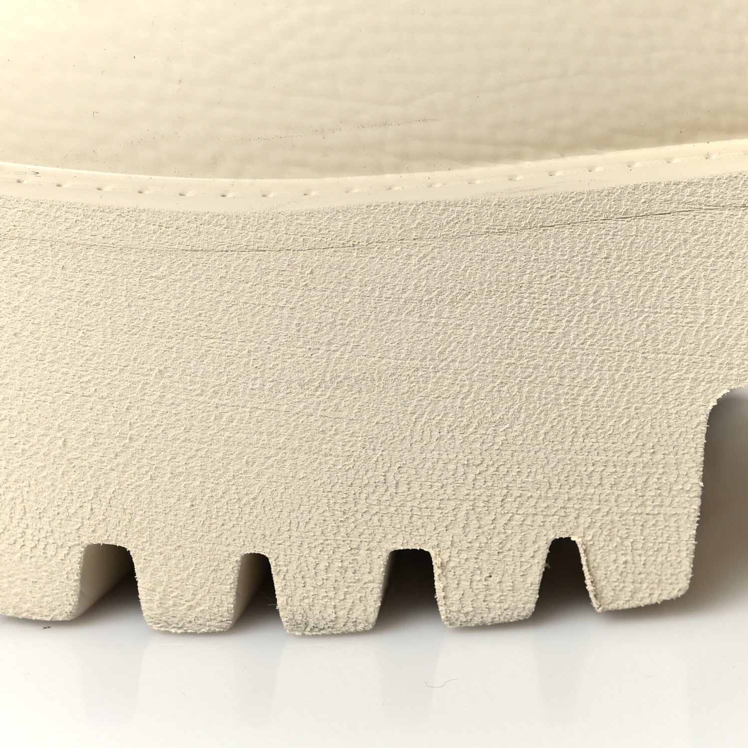 Gucci Rubber GG Monogram Perforated Elea Platform 55mm Lug Sole Sandals 40 Mystic White 10 of 12