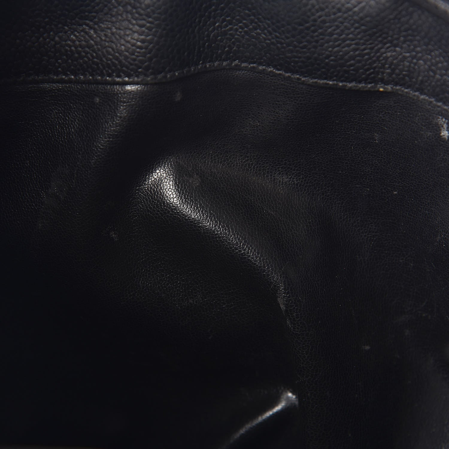 Chanel Caviar CC Drawstring Shoulder Bag Black 9 of 18