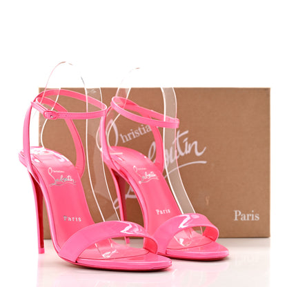 Christian Louboutin Patent Loubigirl 100 Sandals 38 Poupidou 8 of 8