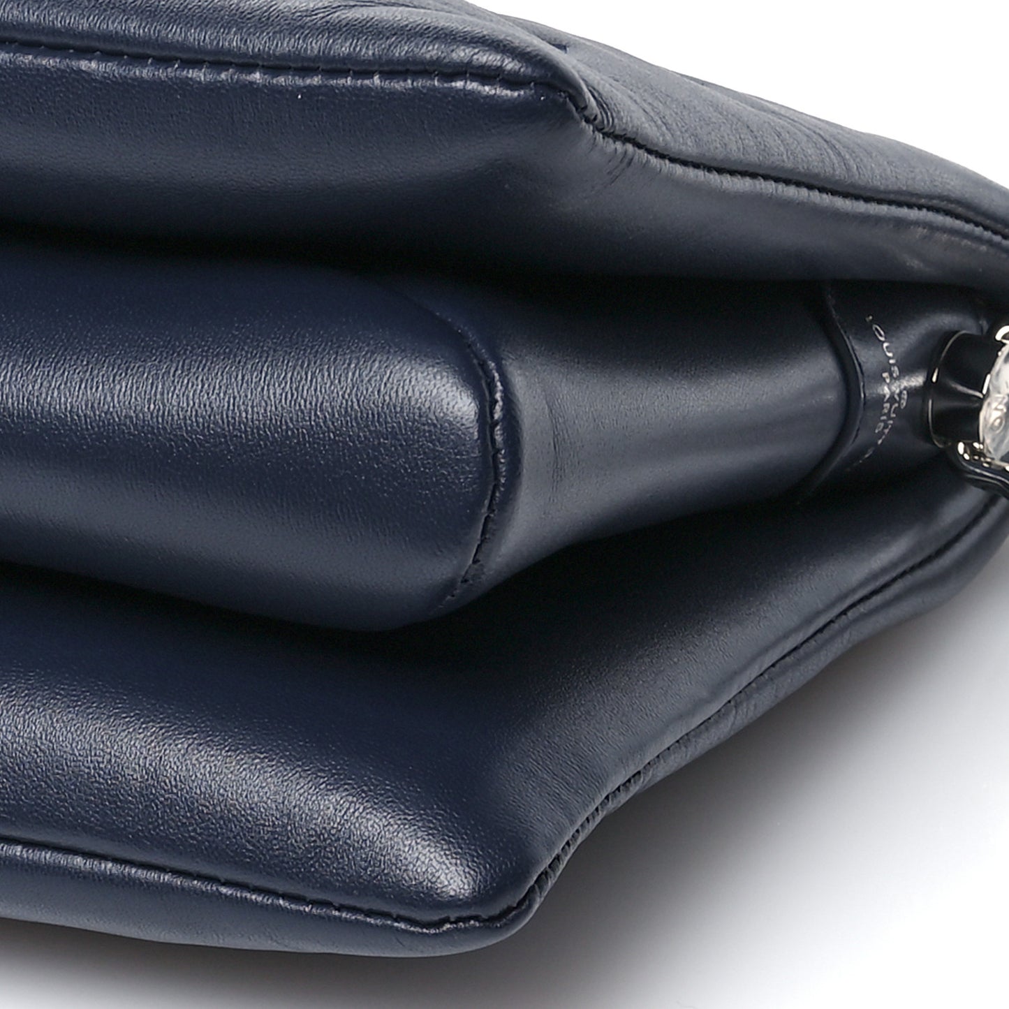 Lambskin Embossed Monogram Coussin PM Navy