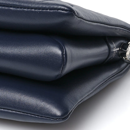 Louis Vuitton Lambskin Embossed Monogram Coussin PM Navy 9 of 9