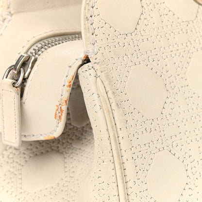 Christian Dior Lambskin Cannage Soft Lady Dior Satchel White 20 of 23