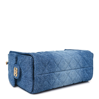 Chanel Washed Denim Quilted Mini Chanel 25 Handbag Blue 4 of 10
