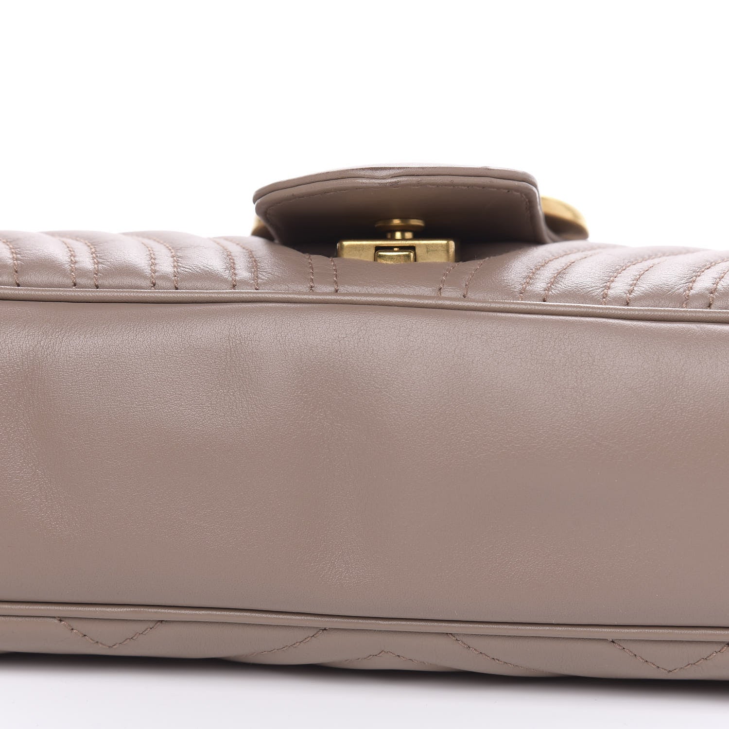 Gucci Calfskin Matelasse Medium GG Marmont Shoulder Bag Porcelain Rose 11 of 16