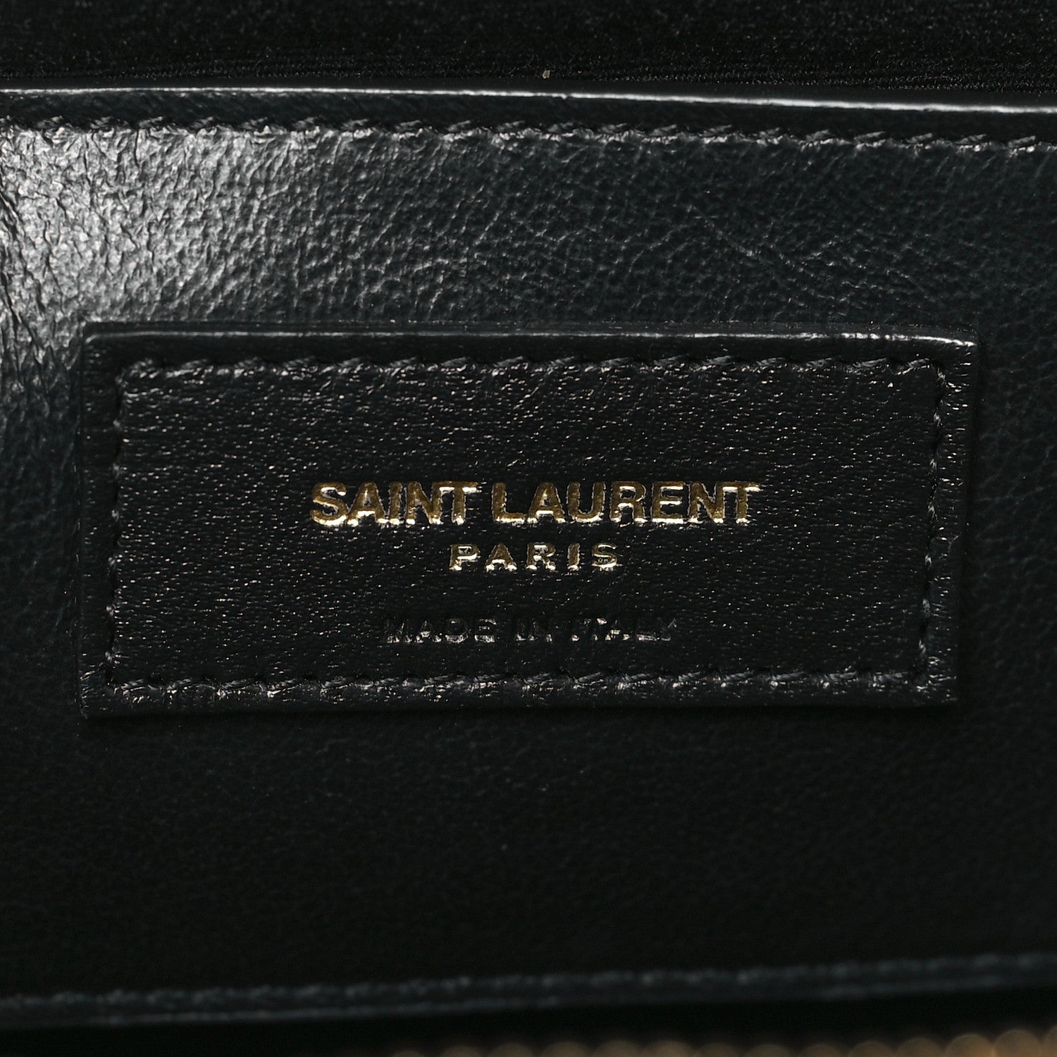 Saint Laurent Grain de Poudre Quilted 80's Vanity Bag Black 6 of 10