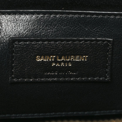 Saint Laurent Grain de Poudre Quilted 80's Vanity Bag Black 6 of 10