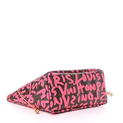 Louis Vuitton Monogram Graffiti Neverfull GM Fuchsia 4 of 10