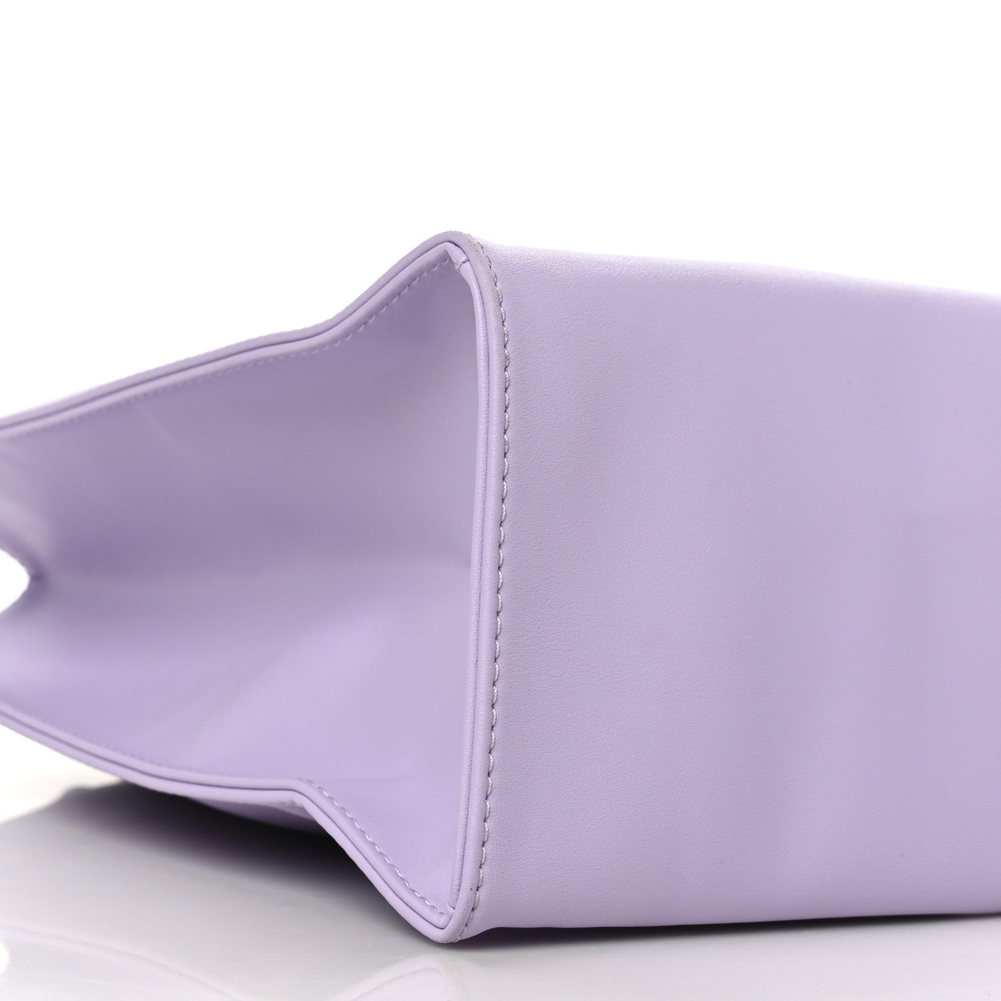 Vegan Leather Medium Shopping Bag Lavender