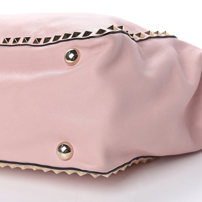 Valentino Garavani Vitello Medium Rockstud Tote Rose 12 of 16