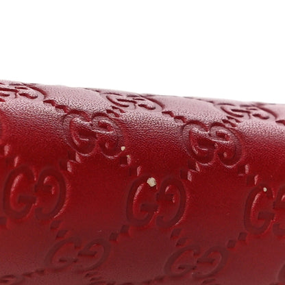 Gucci Microguccissima Crossbody Wallet Red 13 of 16